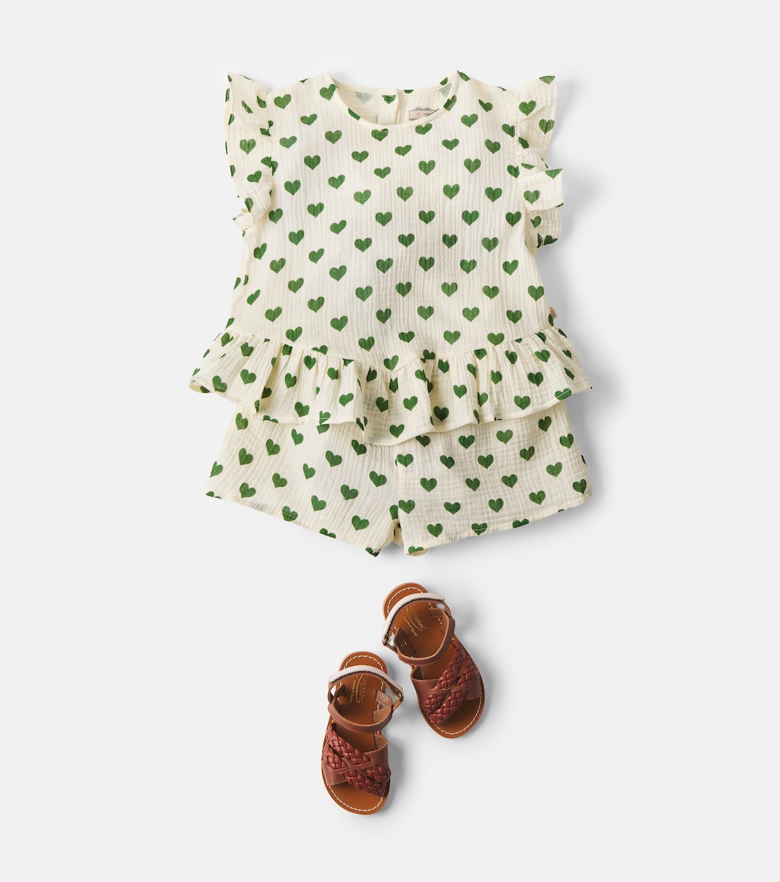 Coco printed cotton muslin shorts | Konges Sløjd