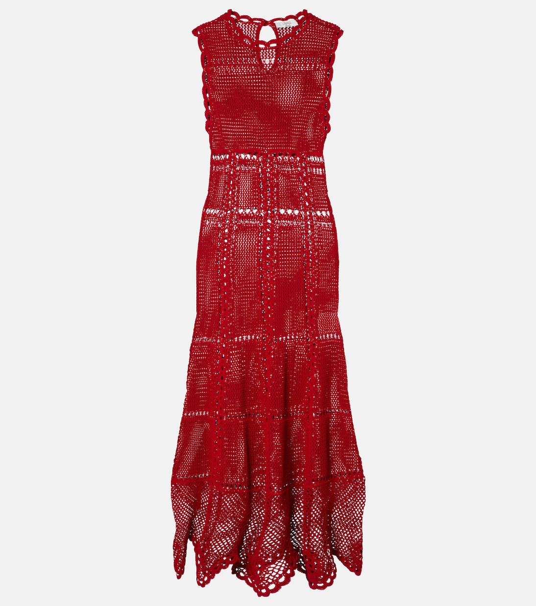 Cotton crochet minidress | Erdem