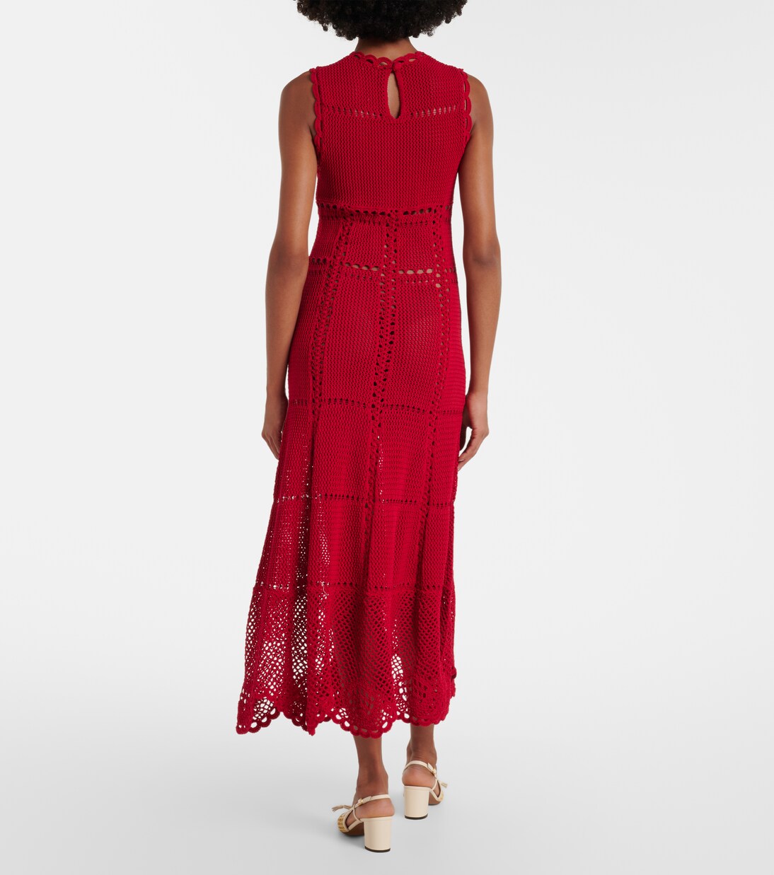 Cotton crochet minidress | Erdem