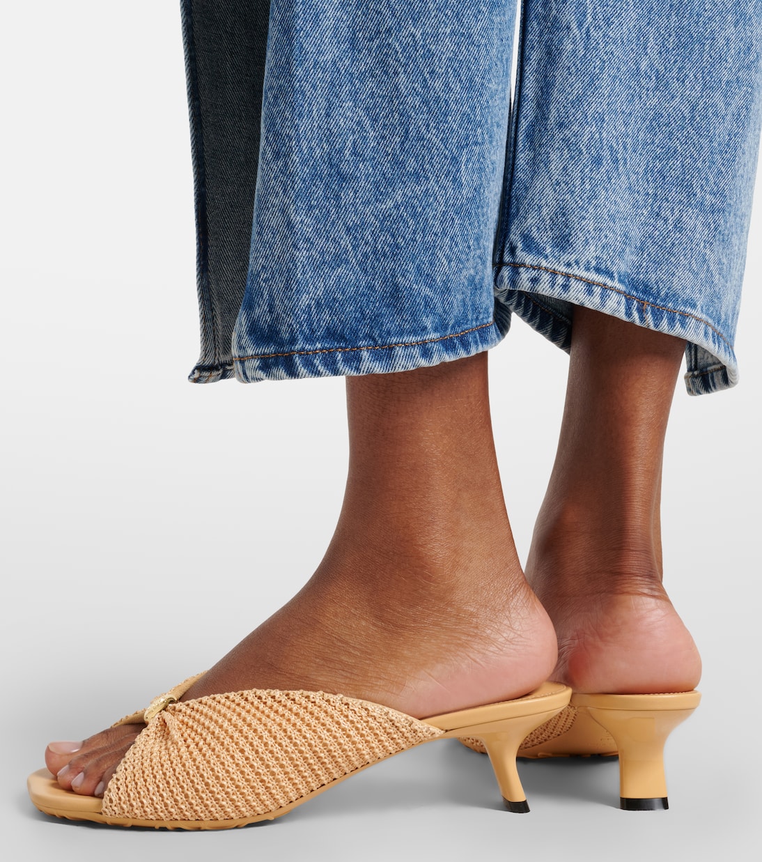 Paula's Ibiza Pebble Soft mules | Loewe