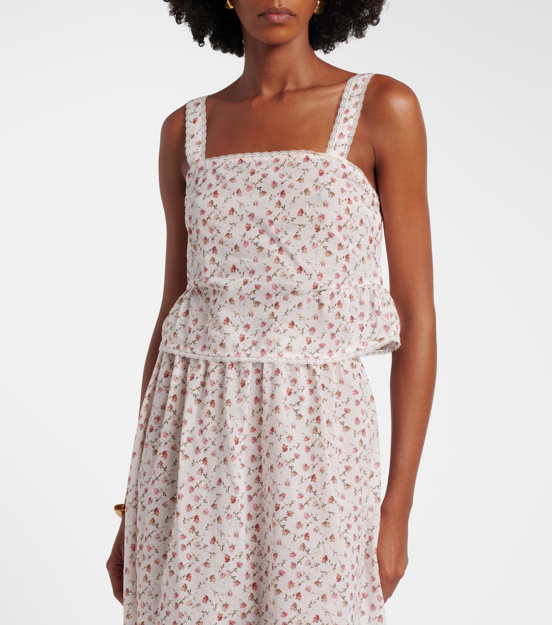 Charlotte floral cotton top | Posse