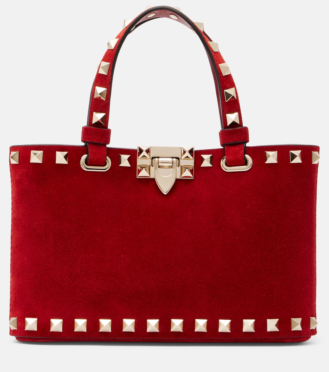 Rockstud Mini suede tote bag | Valentino Garavani