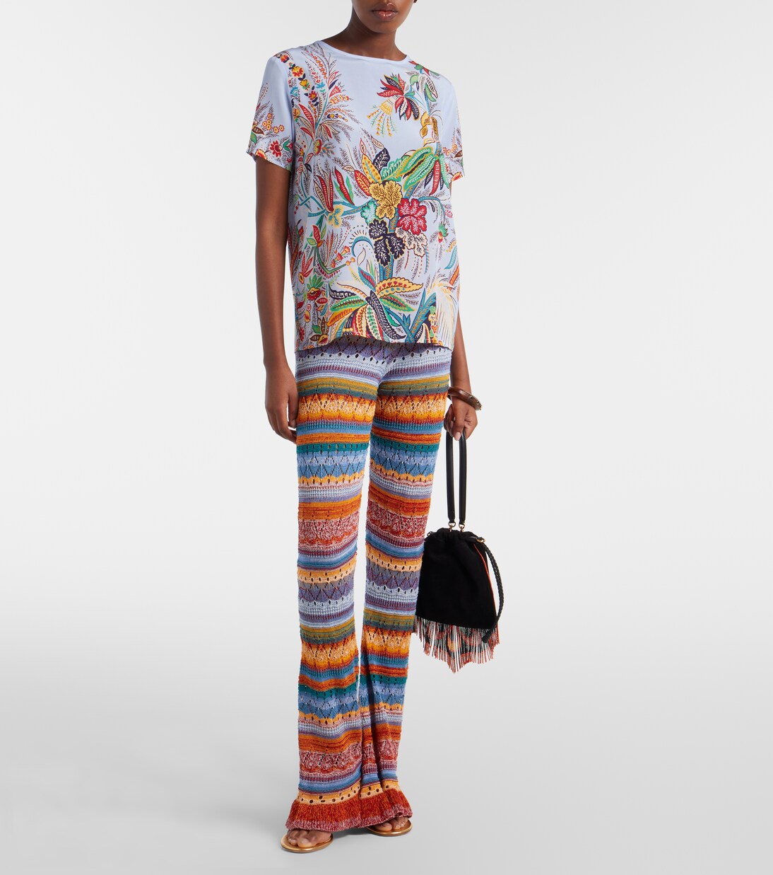 Top aus Crêpe de Chine aus Seide | Etro
