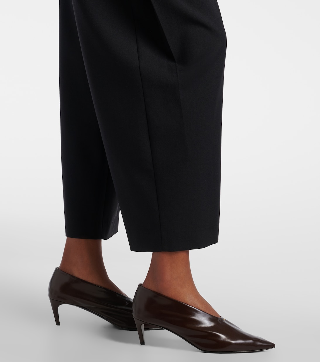 Roma virgin wool wide-leg pants | Khaite