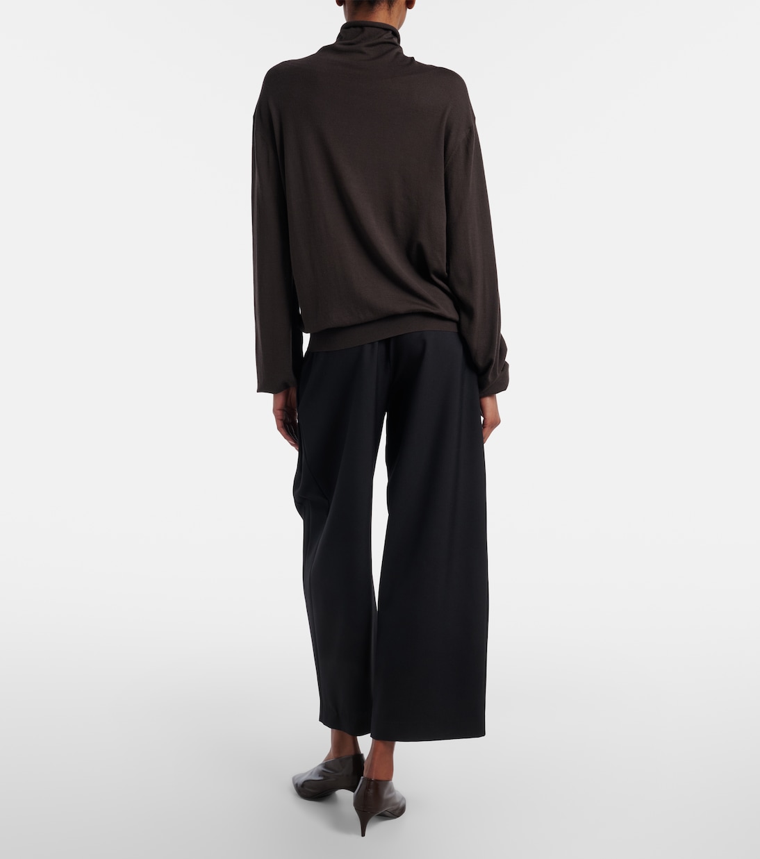 Roma virgin wool wide-leg pants | Khaite