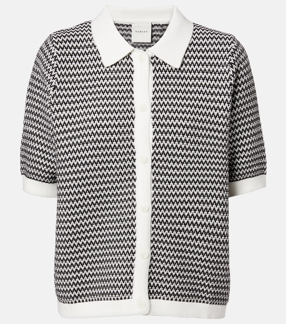 Gaelle chevron cotton cardigan | Varley