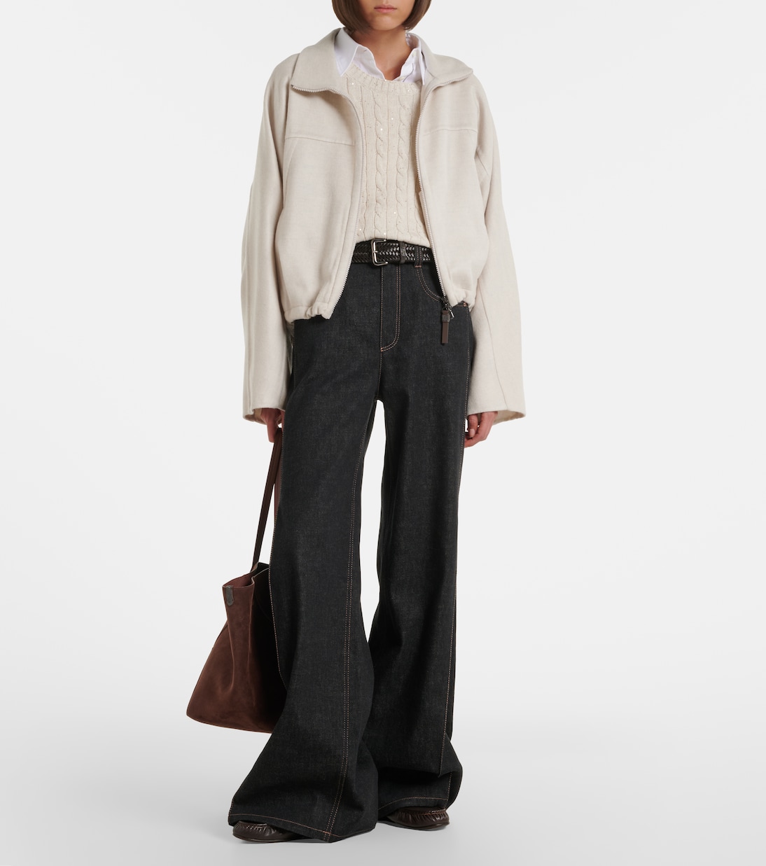 Veste Monili en laine vierge | Brunello Cucinelli