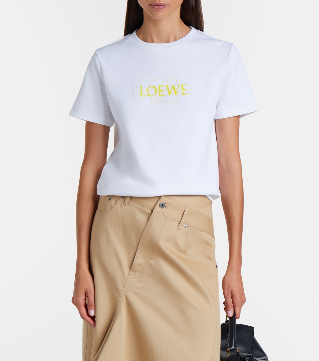 Logo cotton-blend jersey T-shirt | Loewe