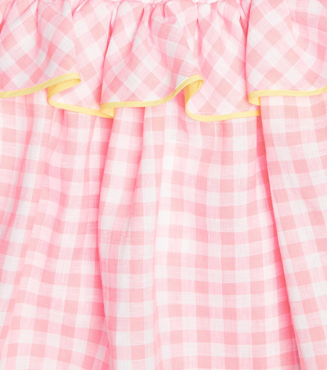 Robe en lin à carreaux | Paade Mode