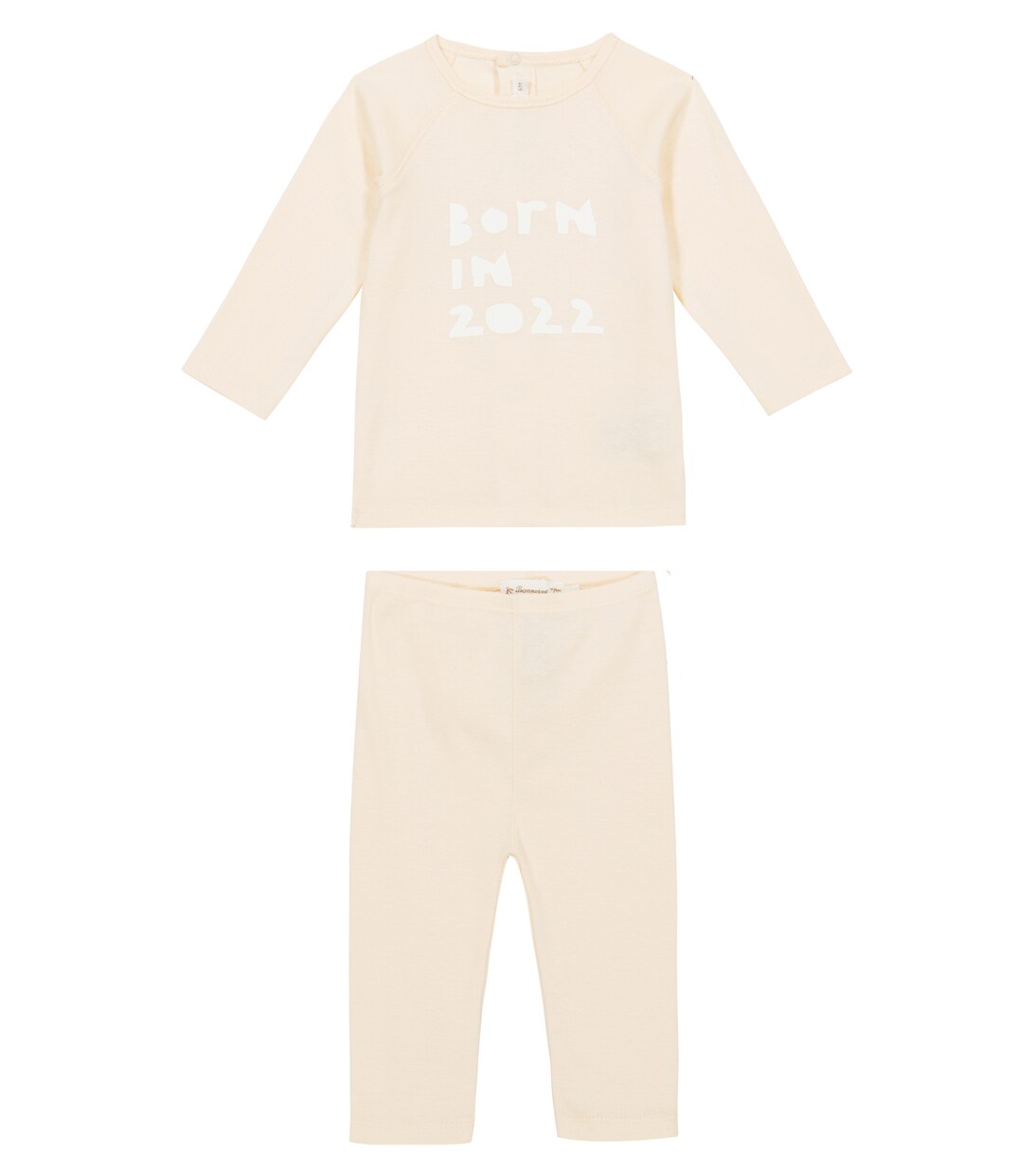 Baby Teodoro printed cotton top and pants set | Bonpoint
