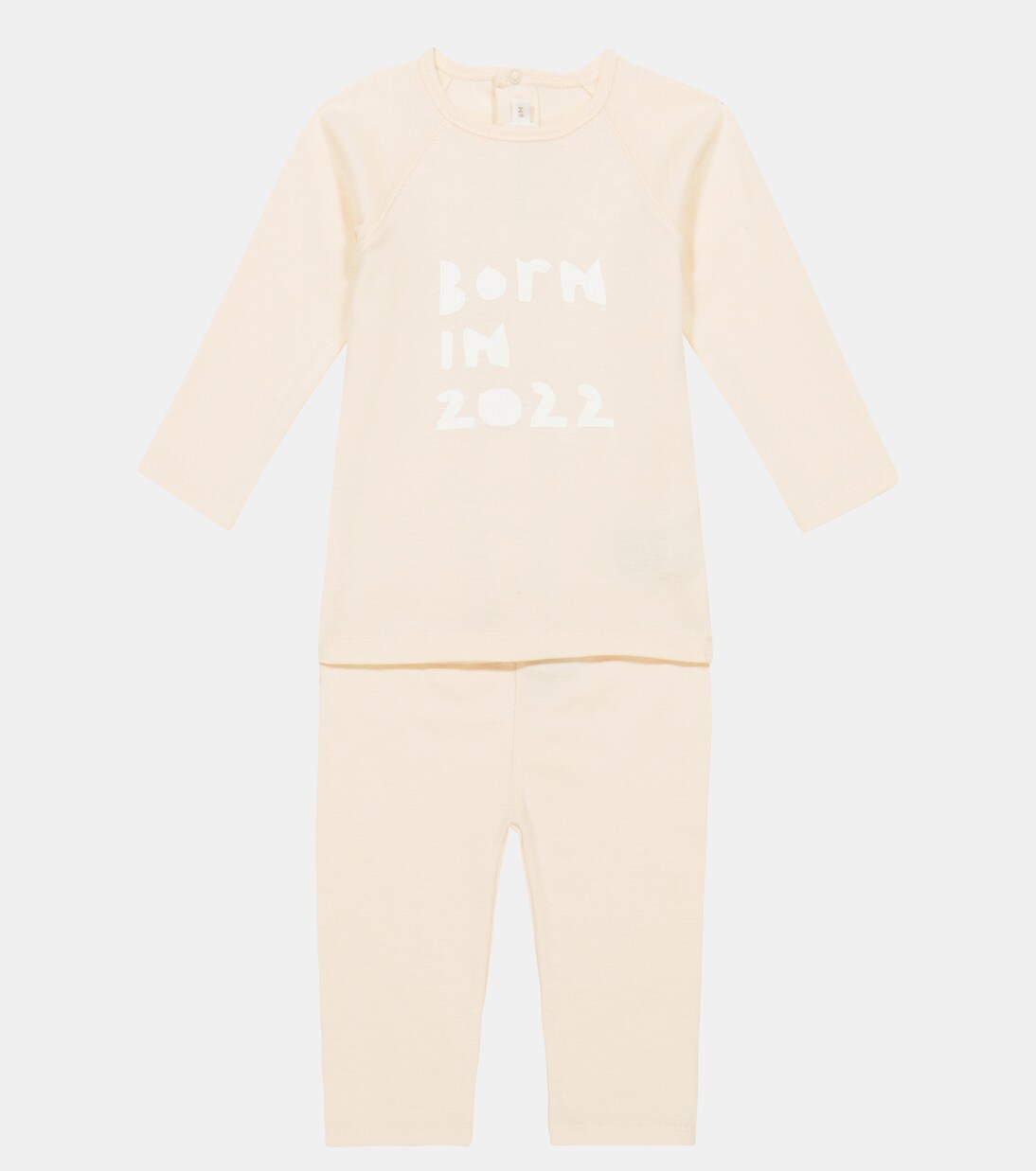 Baby Teodoro printed cotton top and pants set | Bonpoint