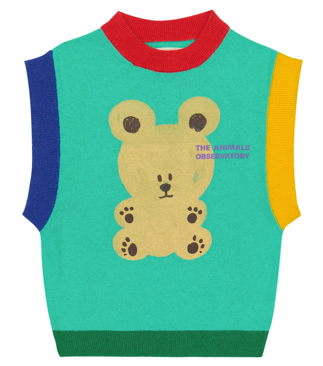 Parrot printed sweater vest | The Animals Observatory