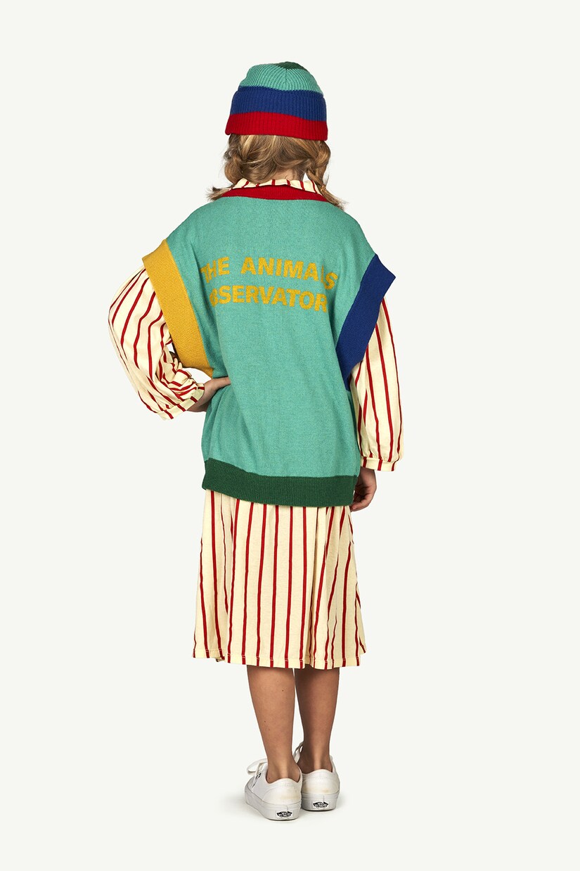 Parrot printed sweater vest | The Animals Observatory