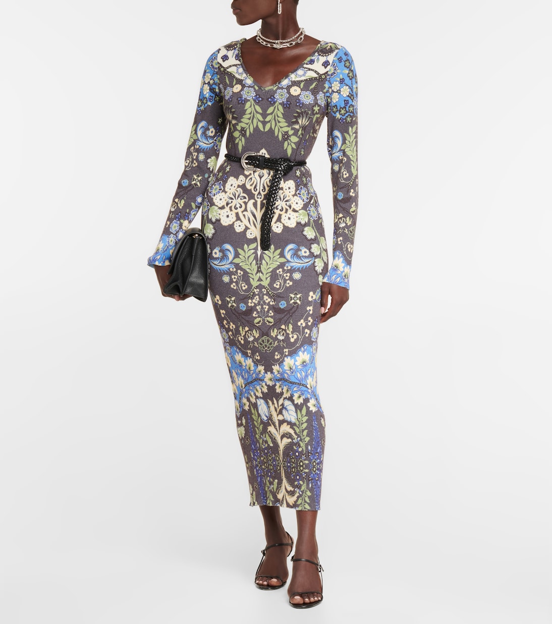 Robe midi à fleurs | Etro