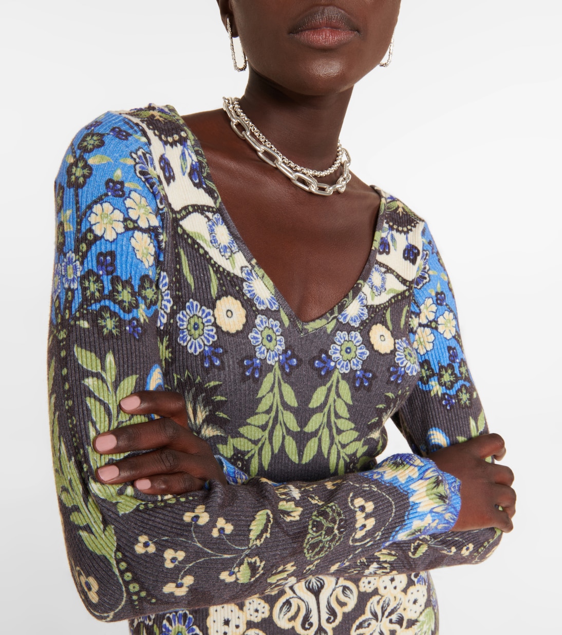 Robe midi à fleurs | Etro