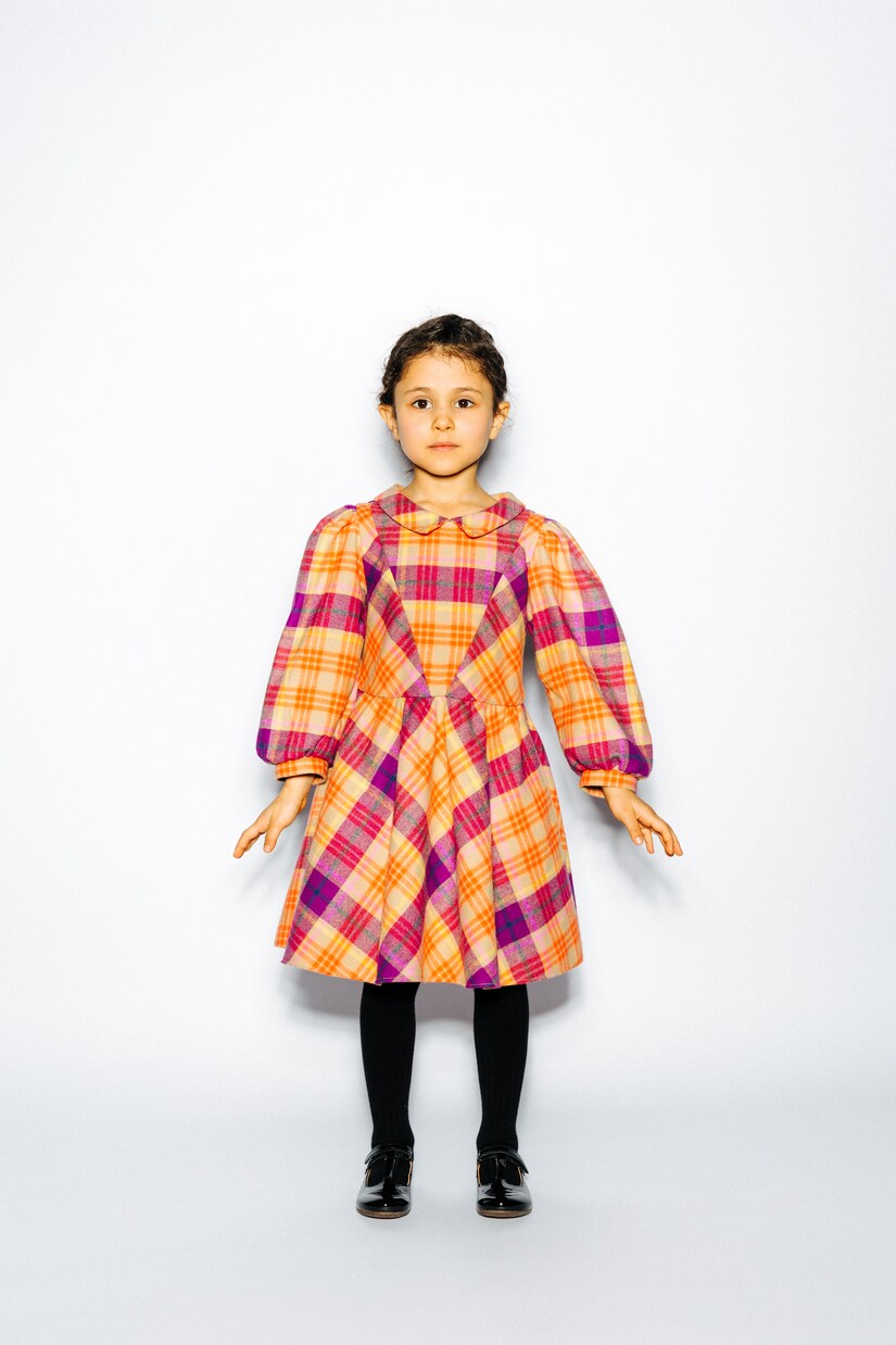 Checked cotton dress | Paade Mode