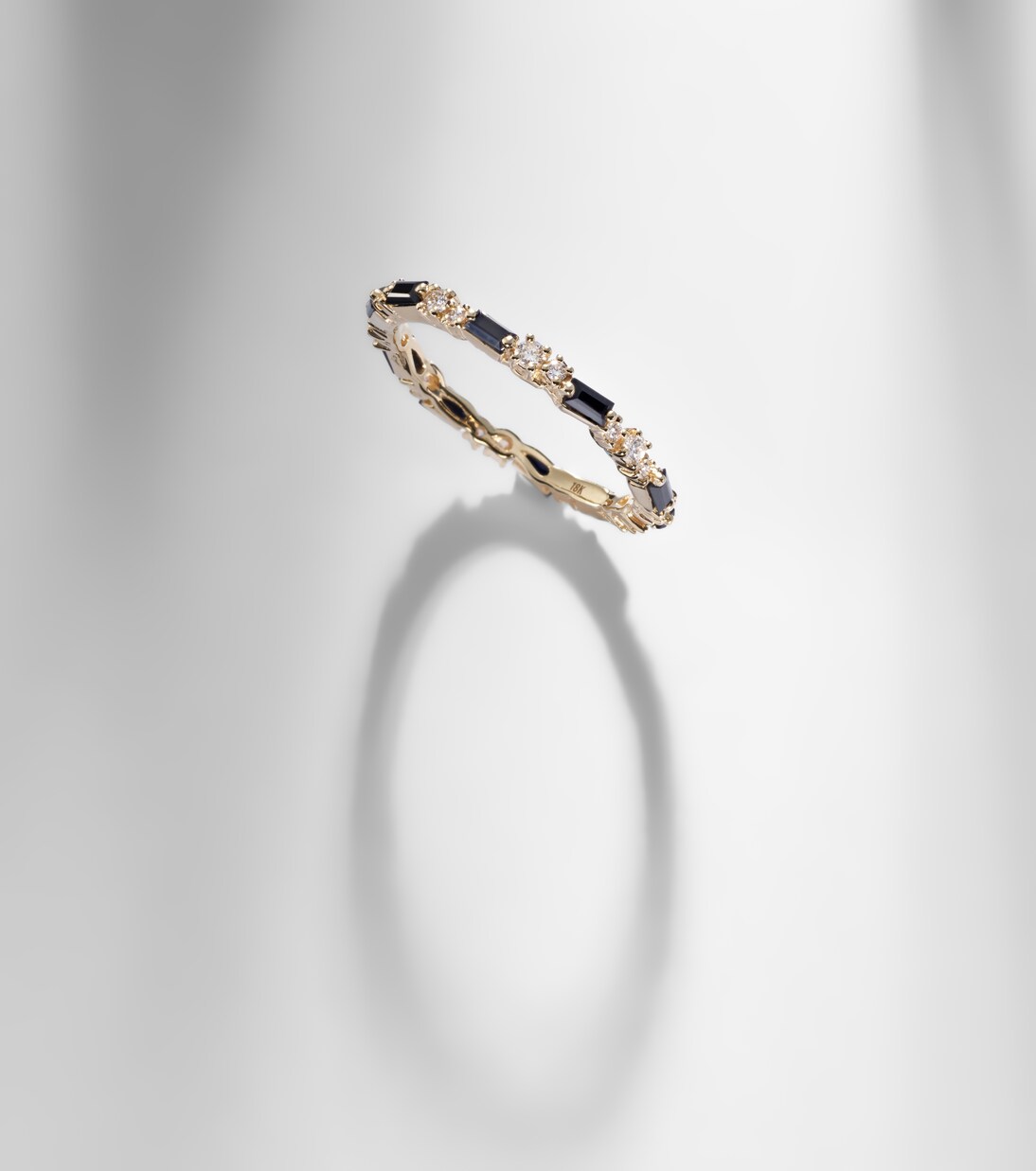 Bague en or 18 ct, diamants et saphirs | Suzanne Kalan