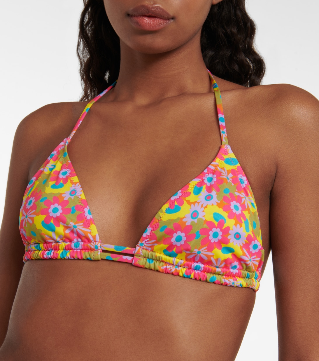 Haut de bikini Seychelle à fleurs | Bananhot