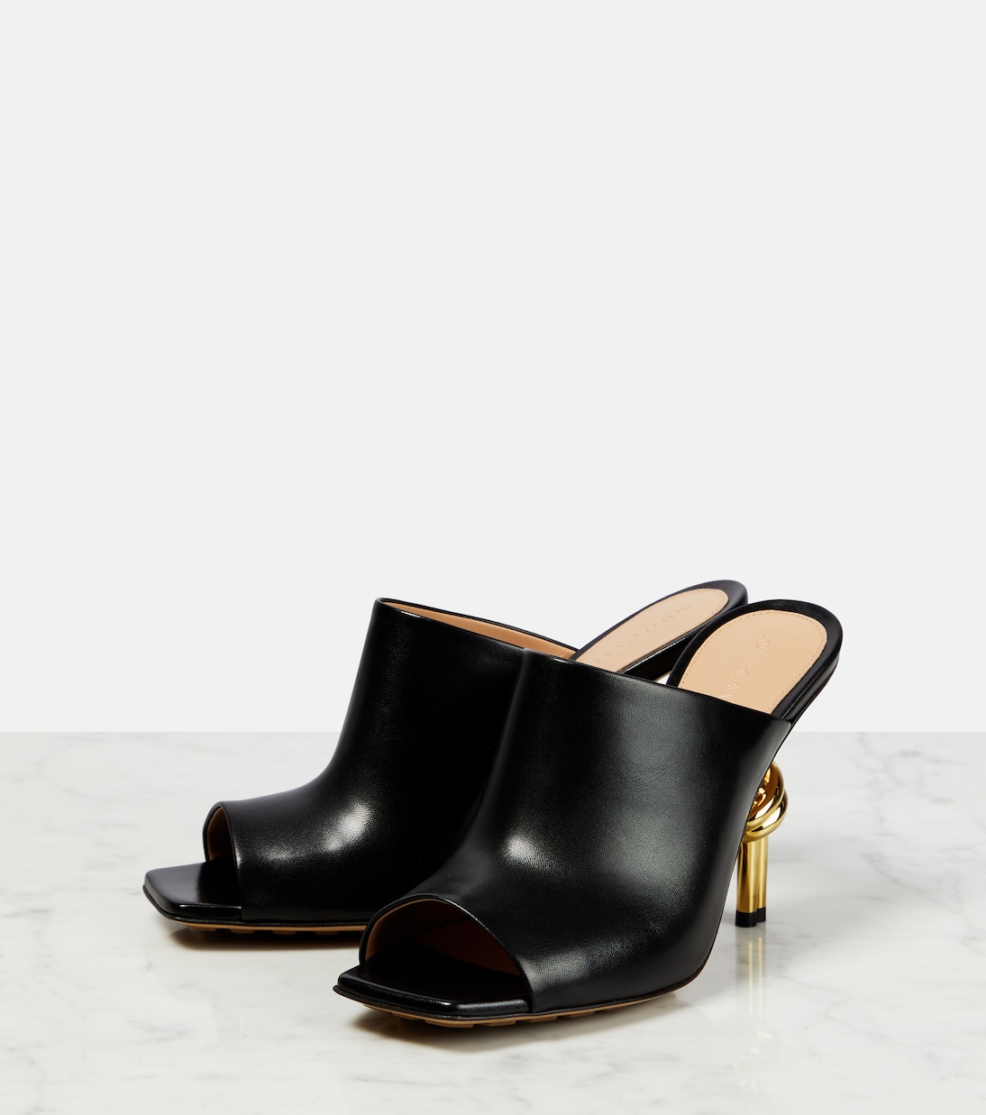 Pantoletten Knot aus Leder | Bottega Veneta