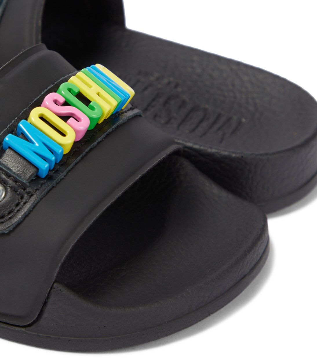 Logo rubber slides | Moschino Kids