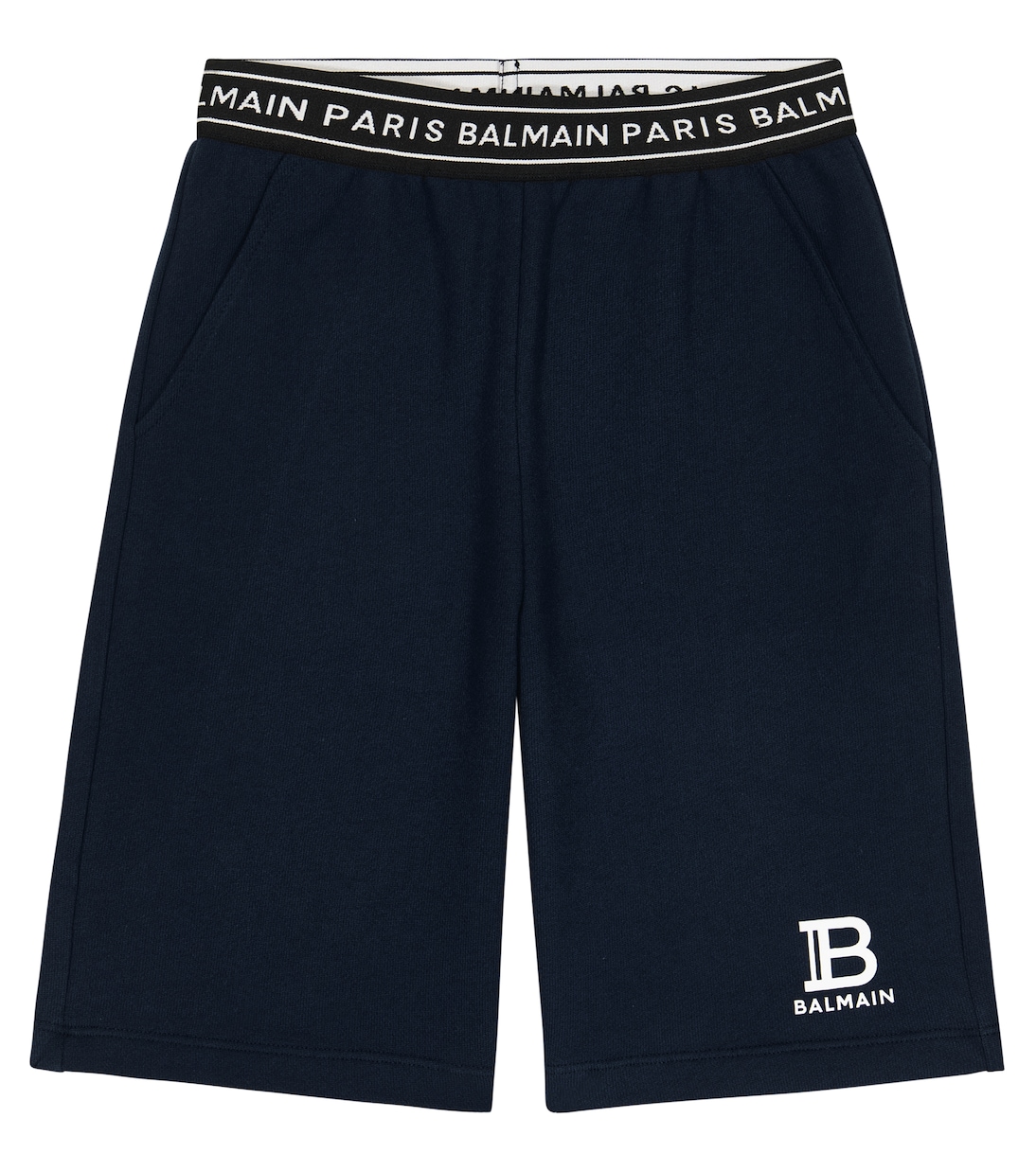 Shorts aus Baumwoll-Jersey | Balmain Kids
