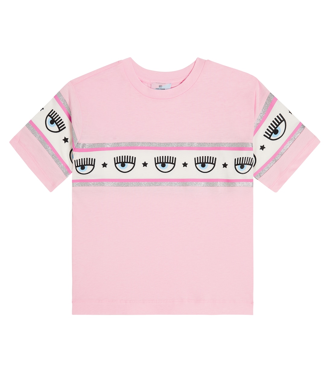 x Chiara Ferragni Eyestar cotton jersey T-shirt | Monnalisa
