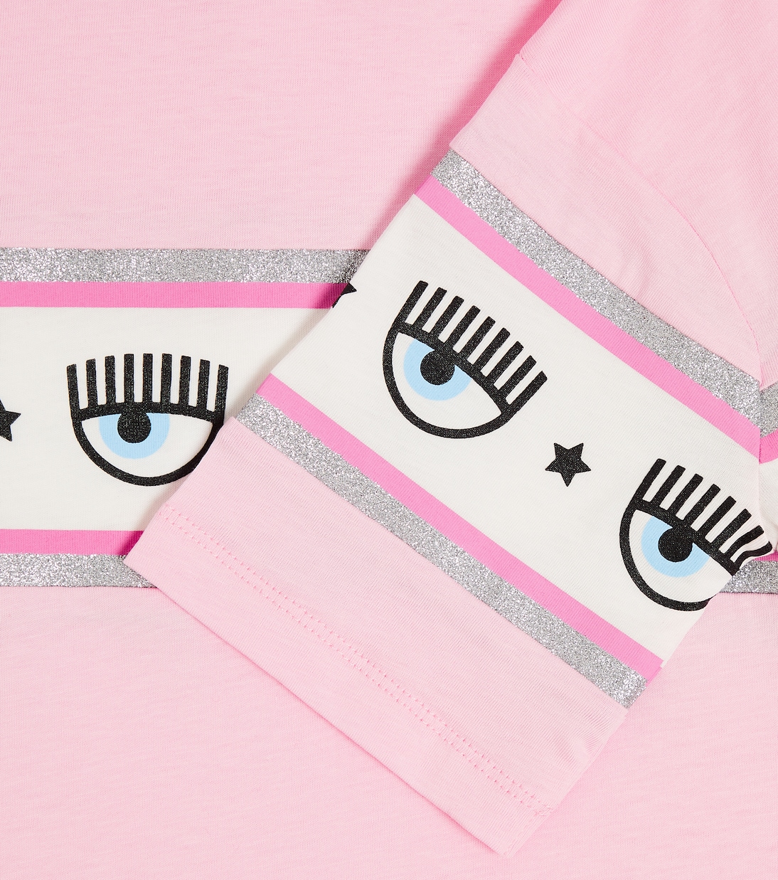 x Chiara Ferragni Eyestar cotton jersey T-shirt | Monnalisa