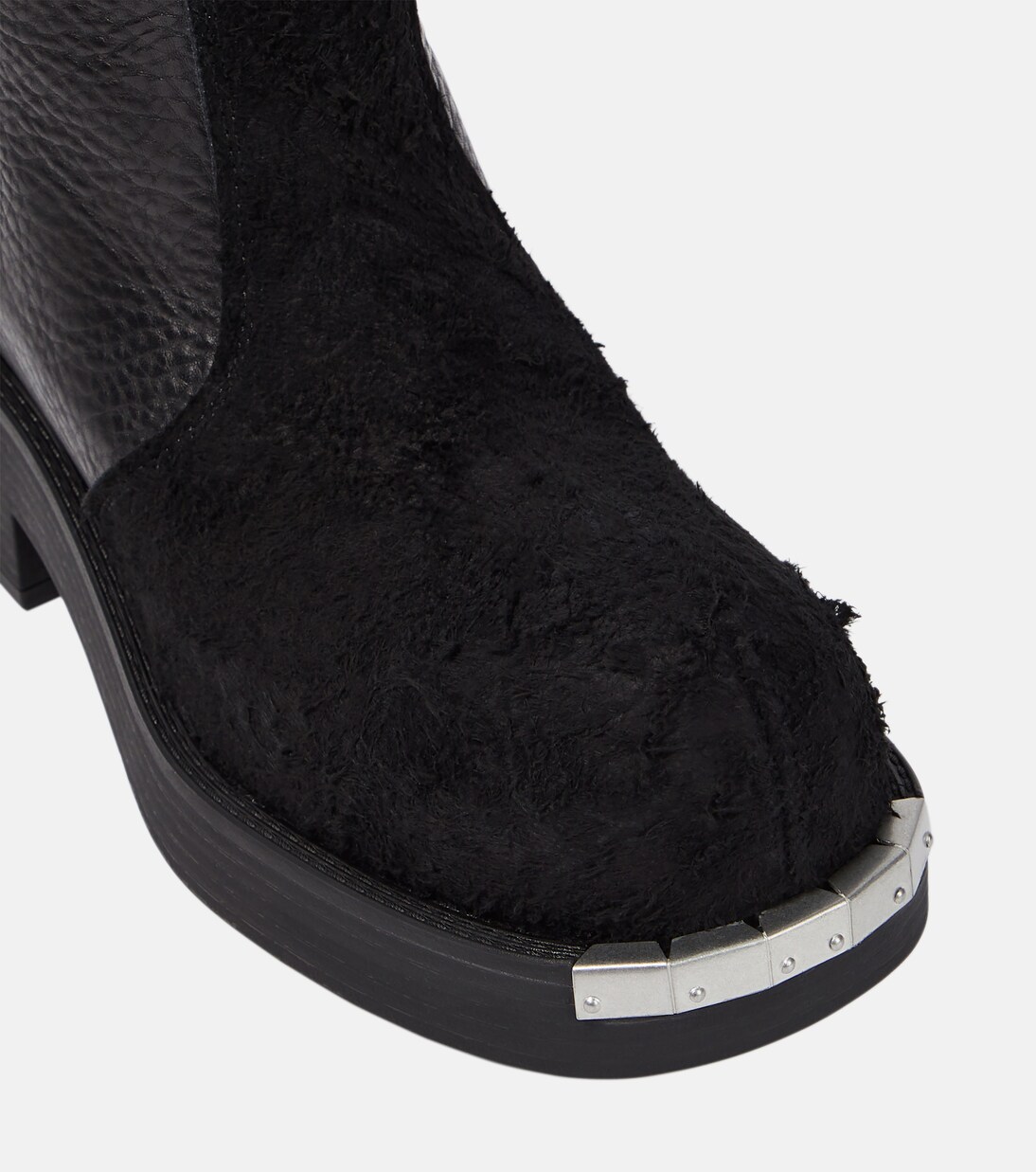 Leather and suede ankle boots | MM6 Maison Margiela