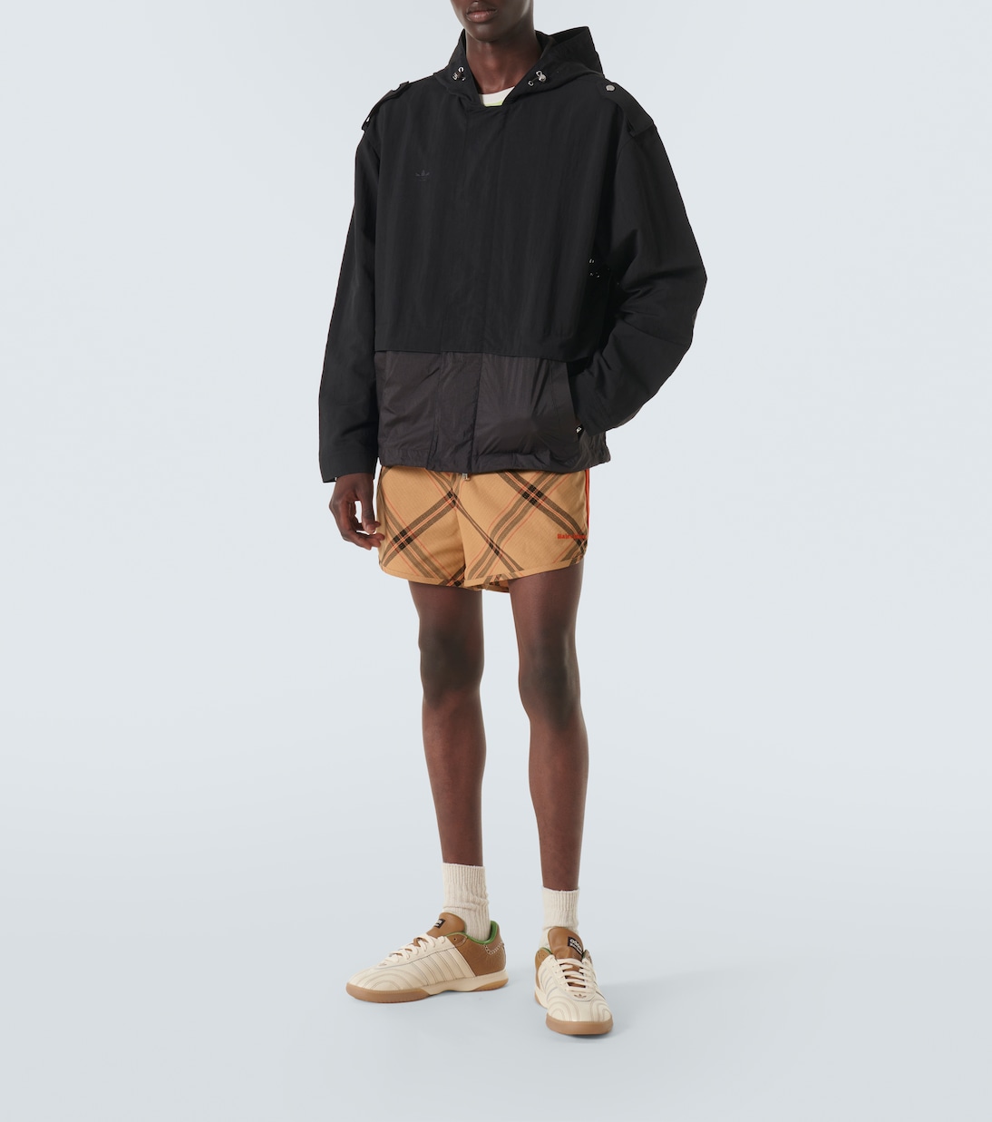 x Wales Bonner checked cotton jacquard shorts | Adidas