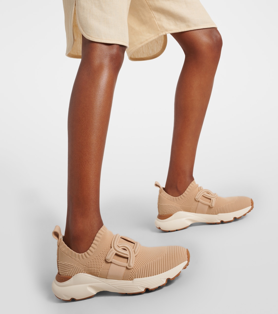 Sneakers Kate aus Strick mit Leder | Tod's