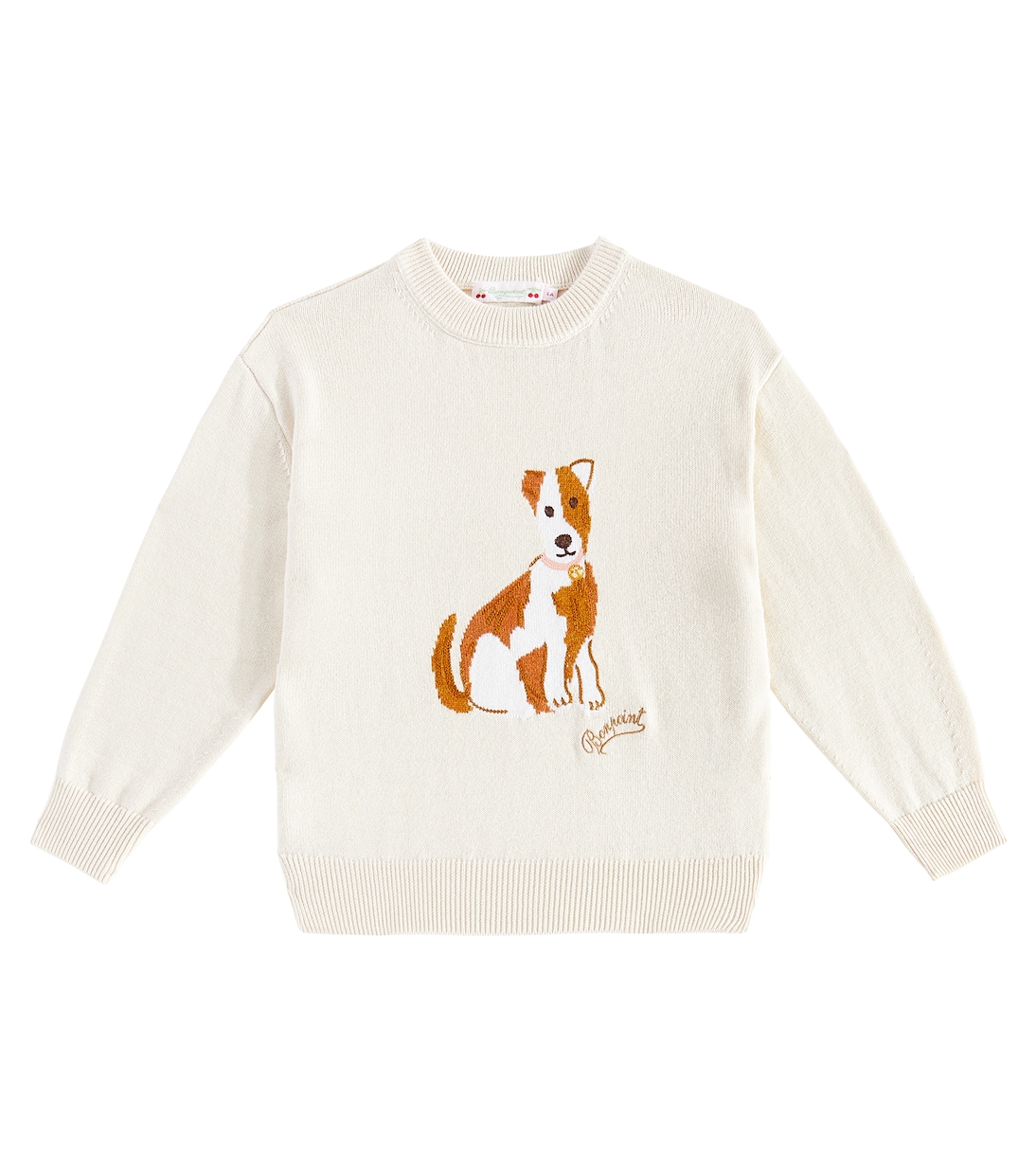 Anumati pointelle wool and cotton sweater | Bonpoint