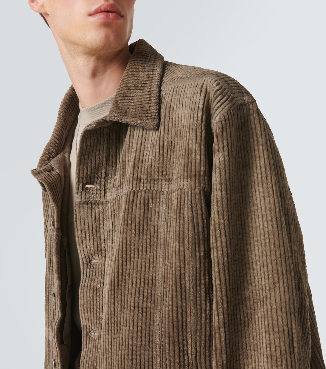 Oversize-Jacke Jumbo aus Baumwollcord | Rick Owens