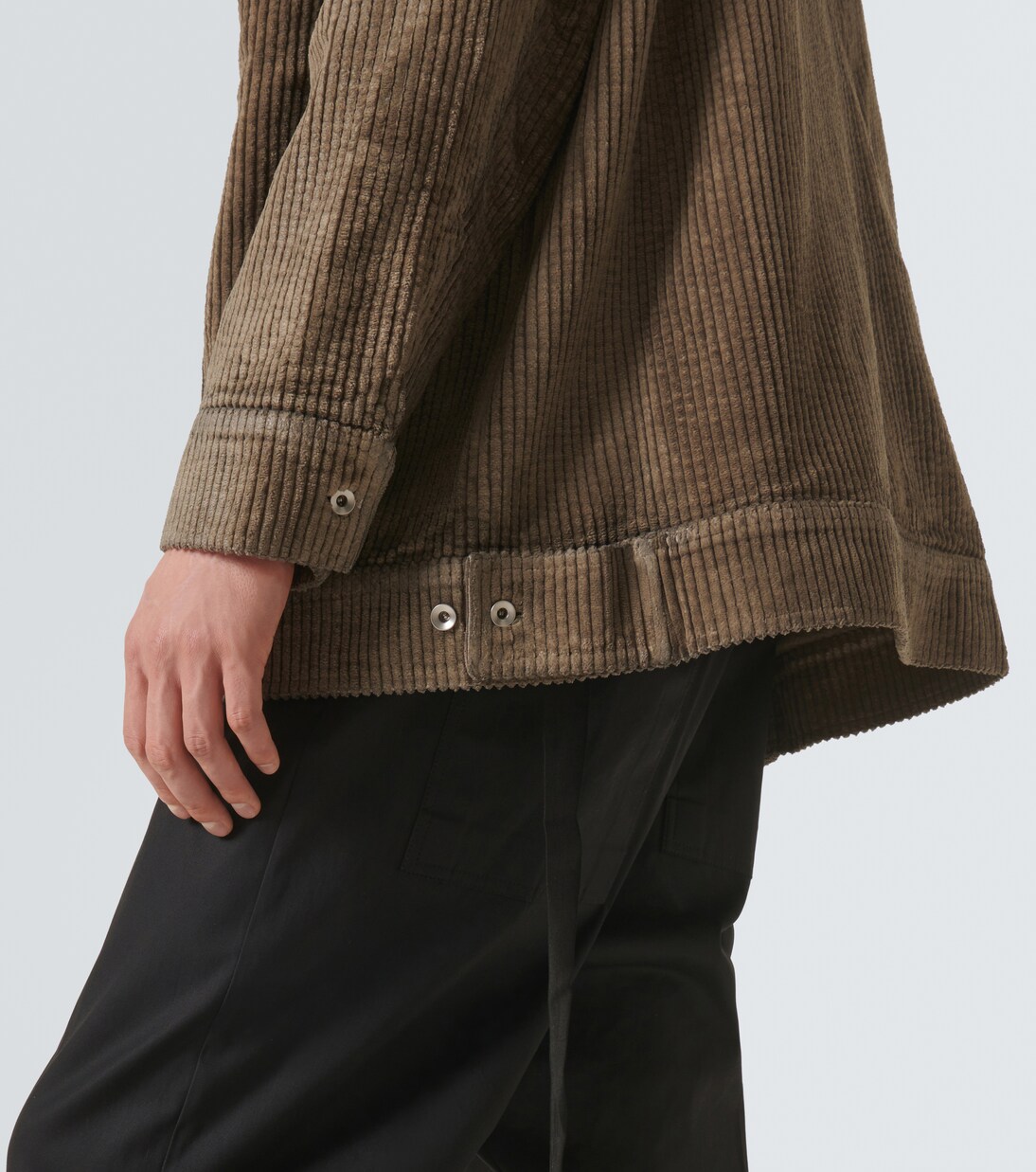 Oversize-Jacke Jumbo aus Baumwollcord | Rick Owens