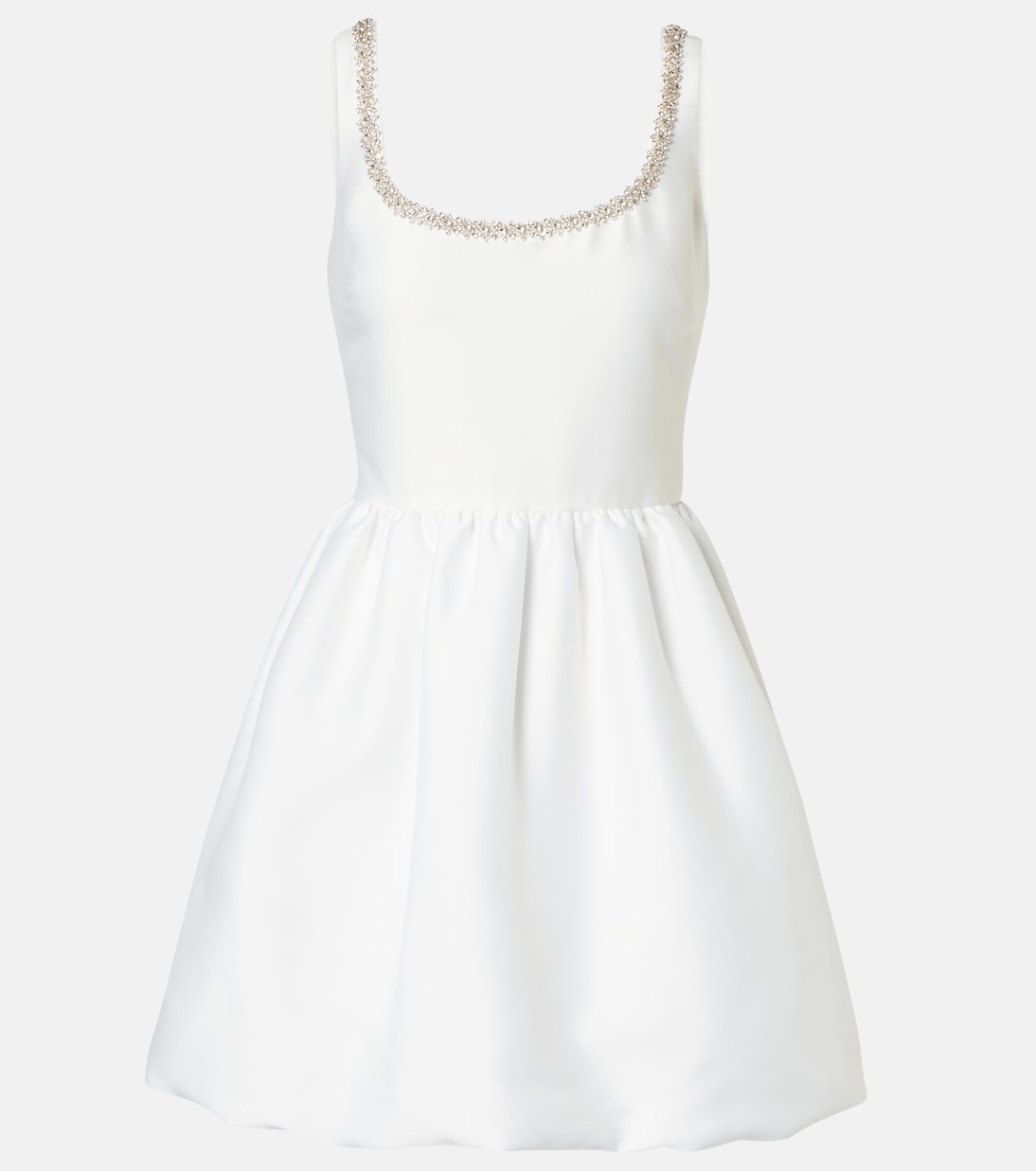 Verziertes Minikleid aus Taft | Self-Portrait