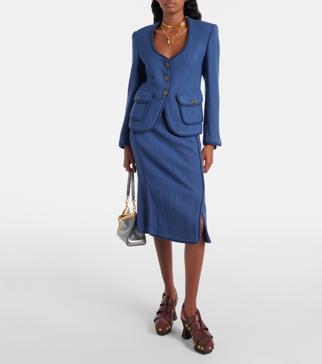 Blazer en laine mélangée | Etro