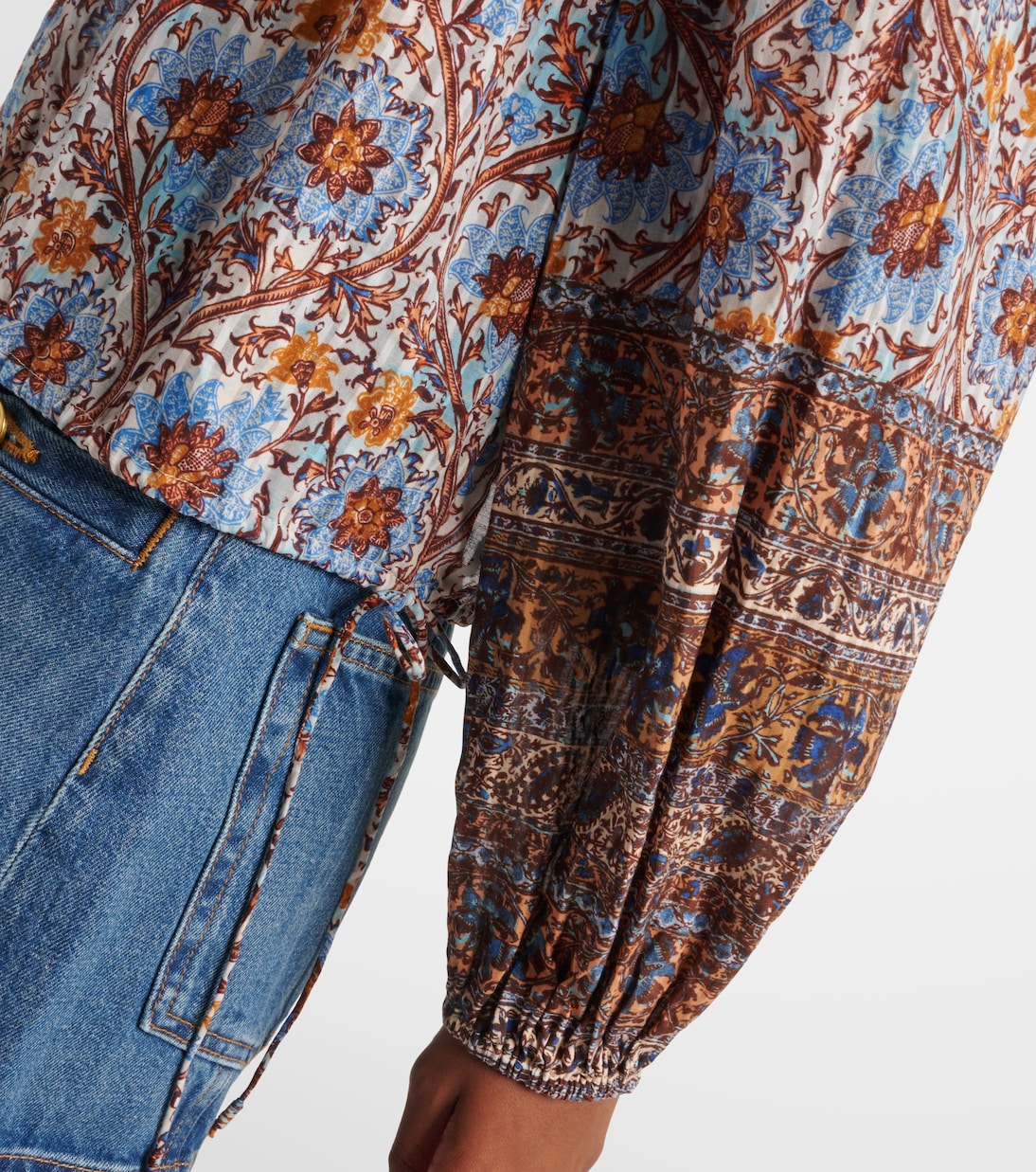 Bedruckte Bluse Silva aus einem Baumwollgemisch | Ulla Johnson