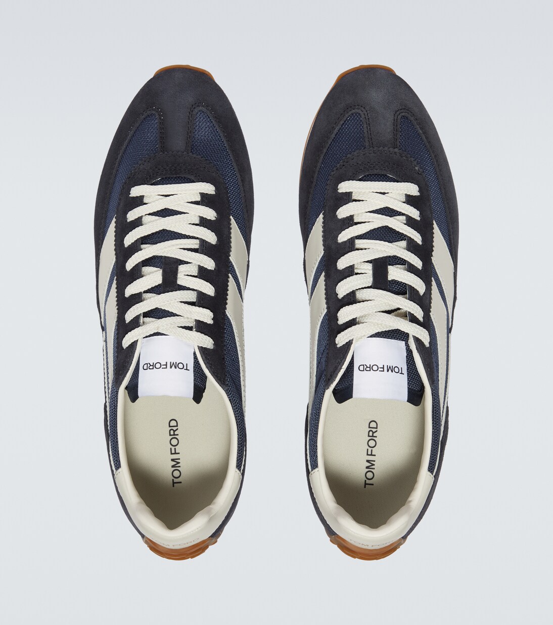 Mick suede-trimmed sneakers | Tom Ford