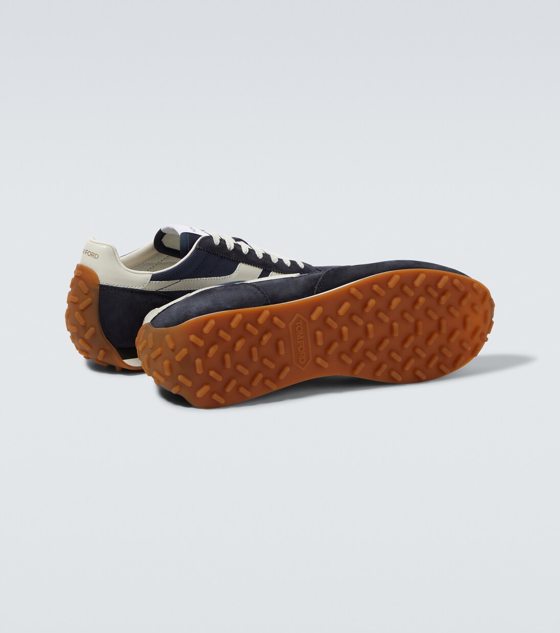 Mick suede-trimmed sneakers | Tom Ford