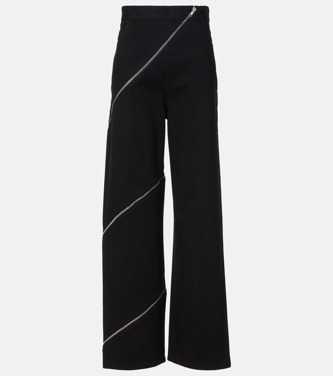 Pantaloni a gamba larga Spiral in cotone | Alaïa