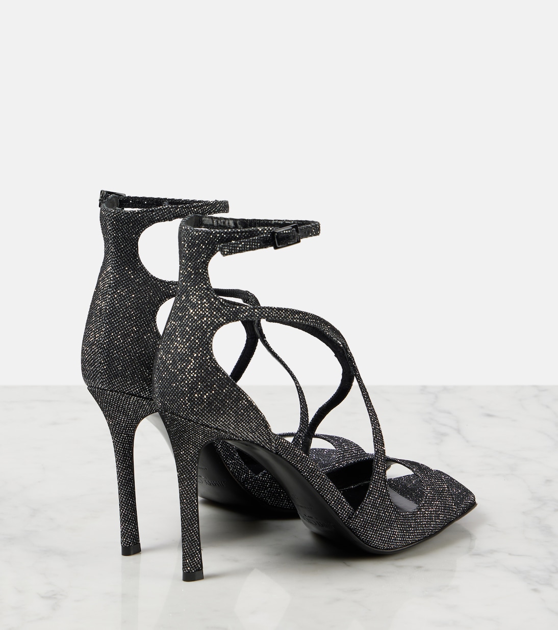 Sandalen Azia 95 mit Glitter | Jimmy Choo