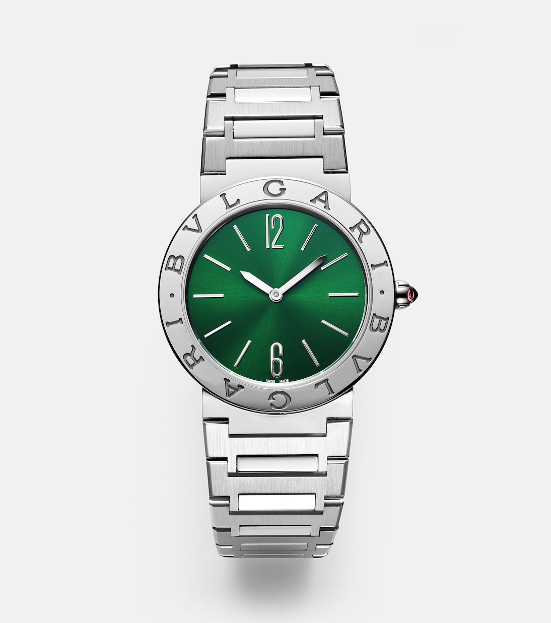 Orologio Bvlgari Bvlgari Lady 33mm in acciaio inossidabile con rubellite | Bvlgari