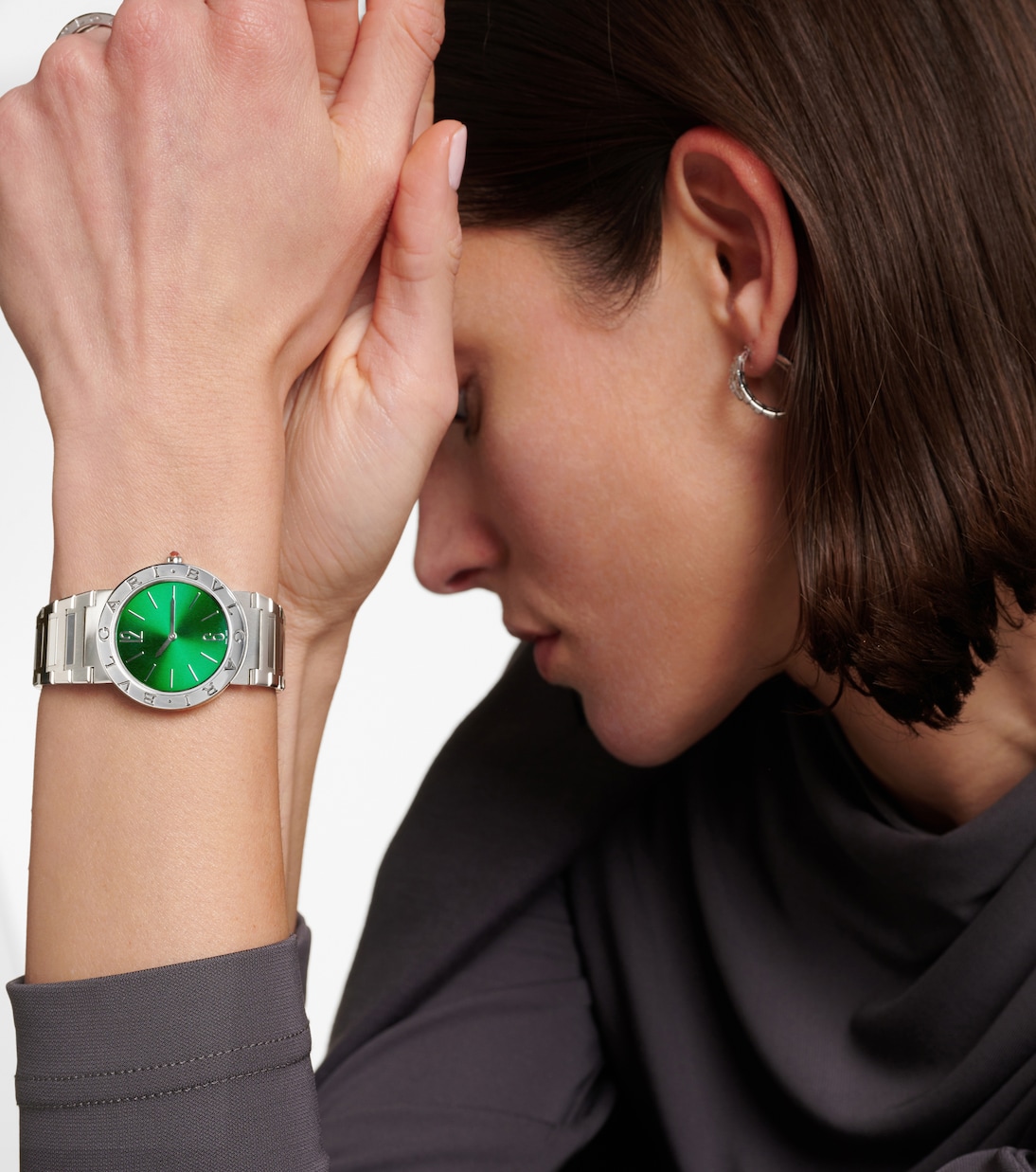 Orologio Bvlgari Bvlgari Lady 33mm in acciaio inossidabile con rubellite | Bvlgari