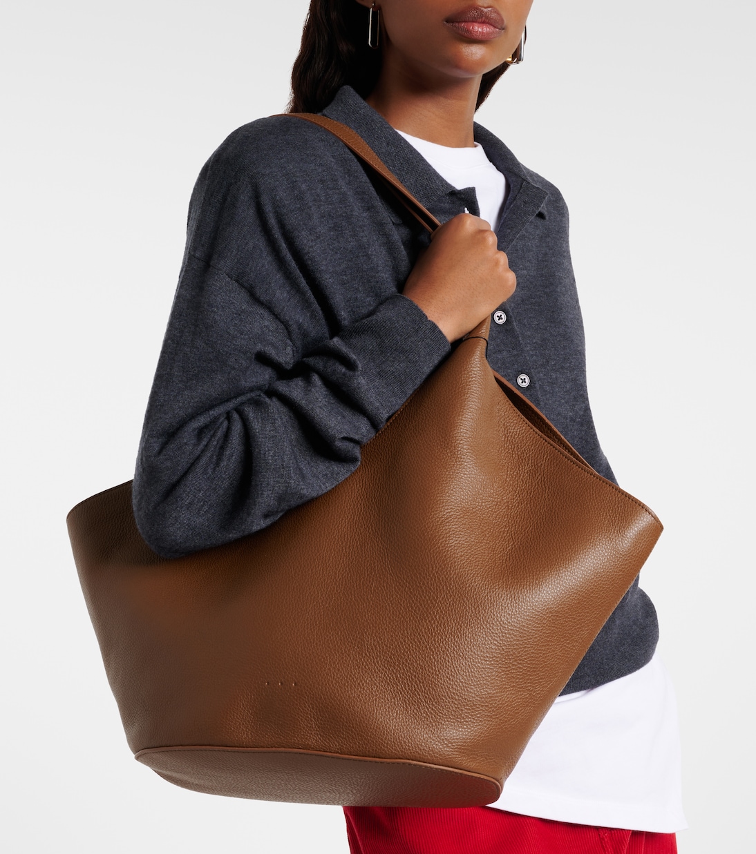 Phantom leather tote bag | Aesther Ekme