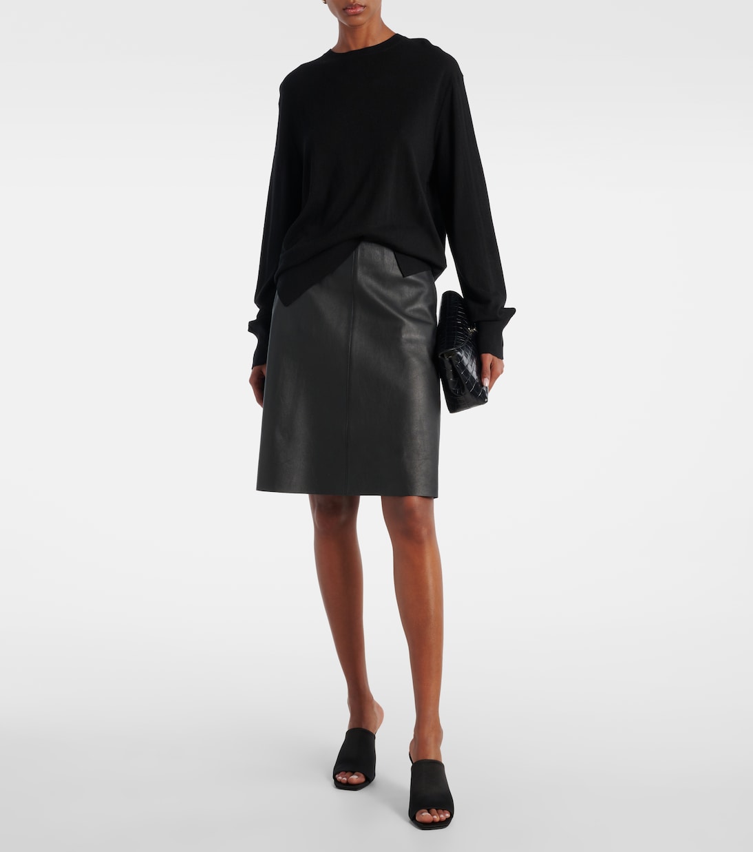 85 satin mules  | Toteme