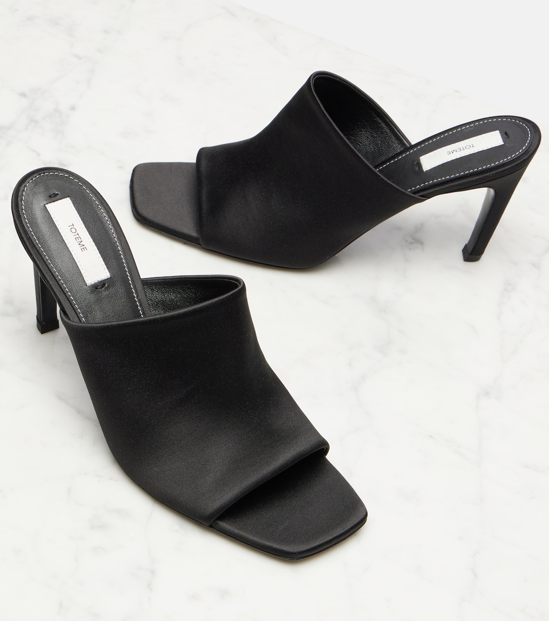 85 satin mules  | Toteme