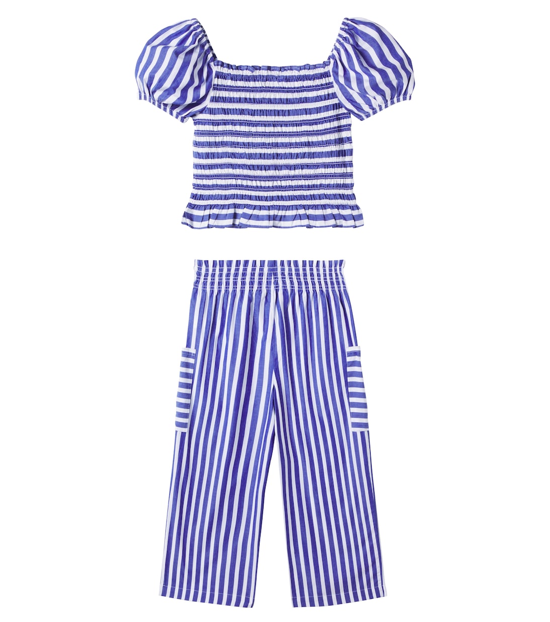 Top e pantaloni in cotone a righe | Polo Ralph Lauren Kids