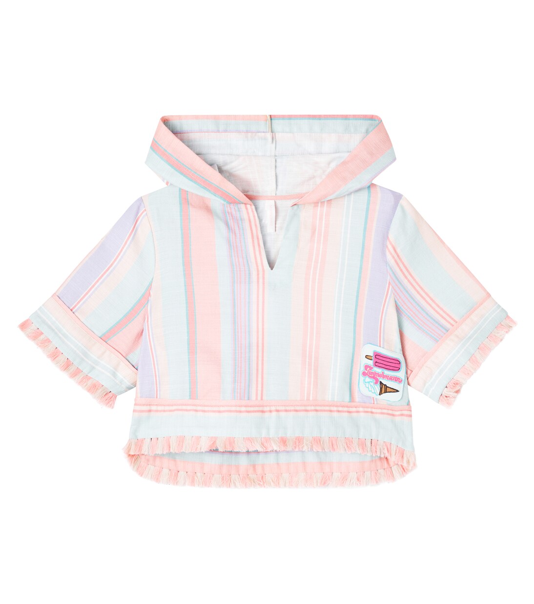 Cascadian striped hooded top | Zimmermann Kids
