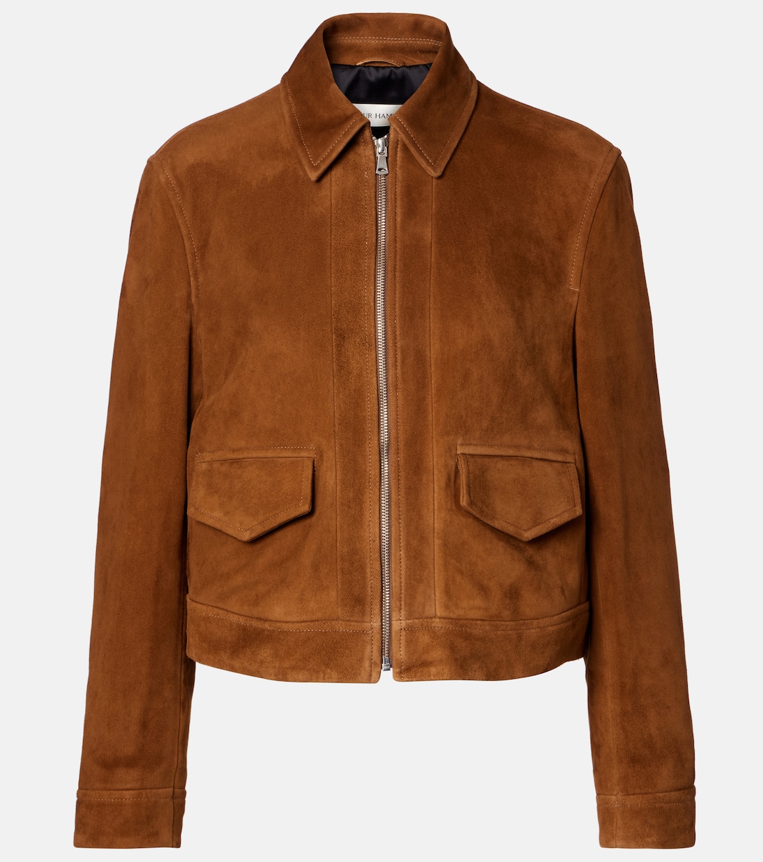 Bomberjacke Vanves aus Veloursleder | Nour Hammour