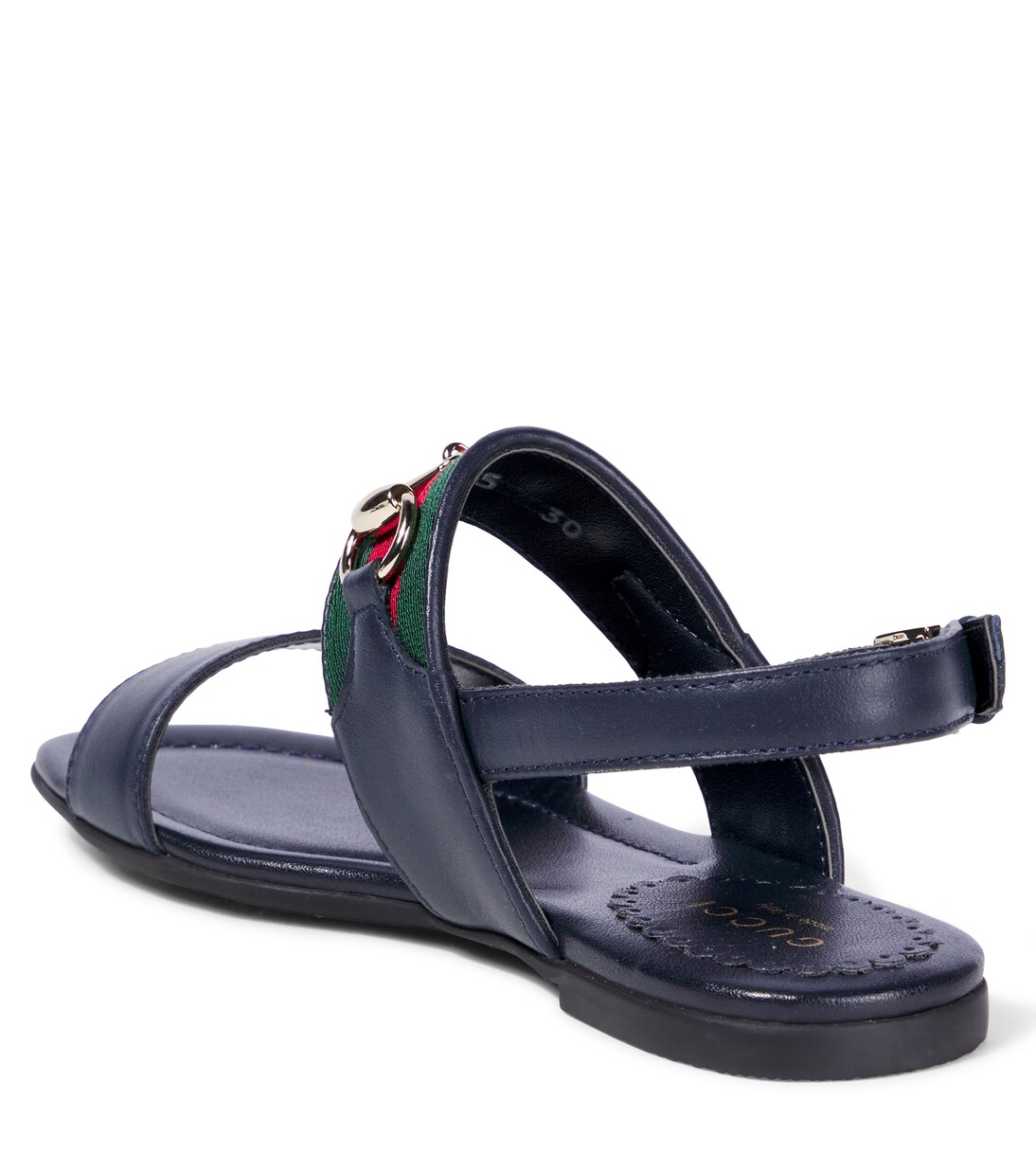 Sandalen Horsebit Web Stripe aus Leder | Gucci Kids