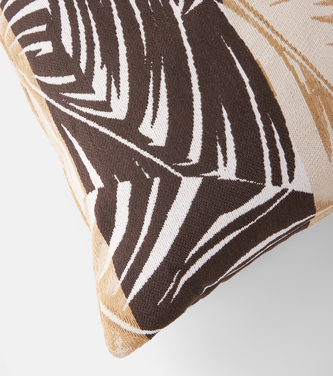 Floral striped cushion | Missoni